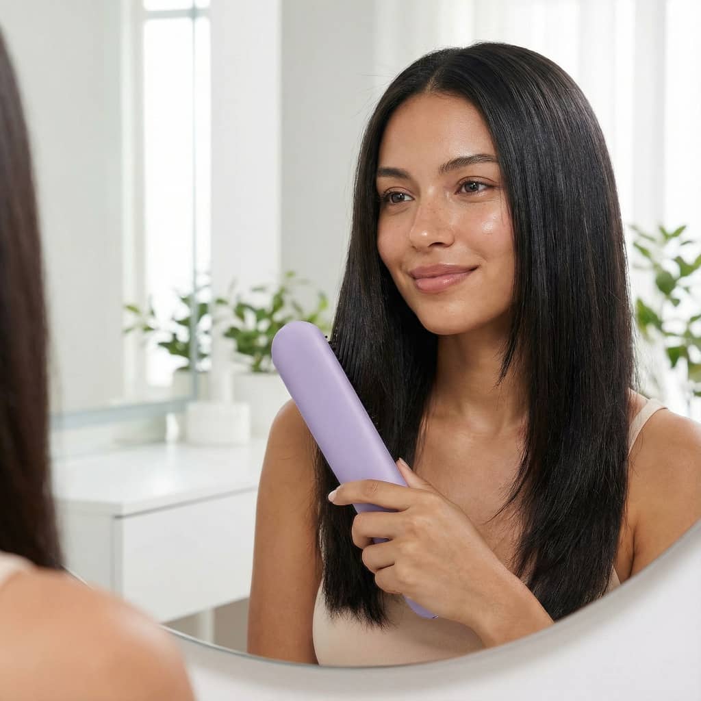 Cordless Hair Styler – Fast Wet & Dry Straightener