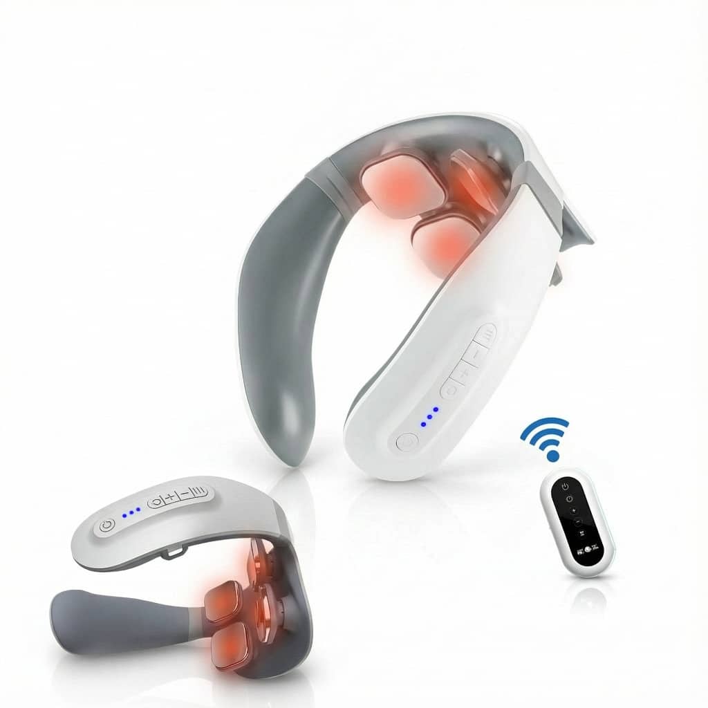 Smart Neck Massager – Heat & Pain Relief Therapy