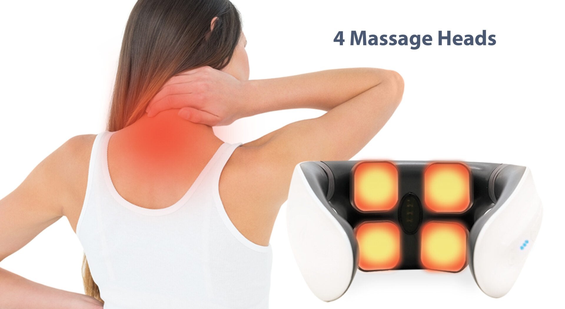 Smart Neck Massager – Heat & Pain Relief Therapy